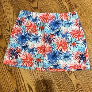 lilly fireworks skort